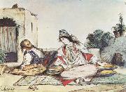 Conversation mauresque (mk32) Eugene Delacroix